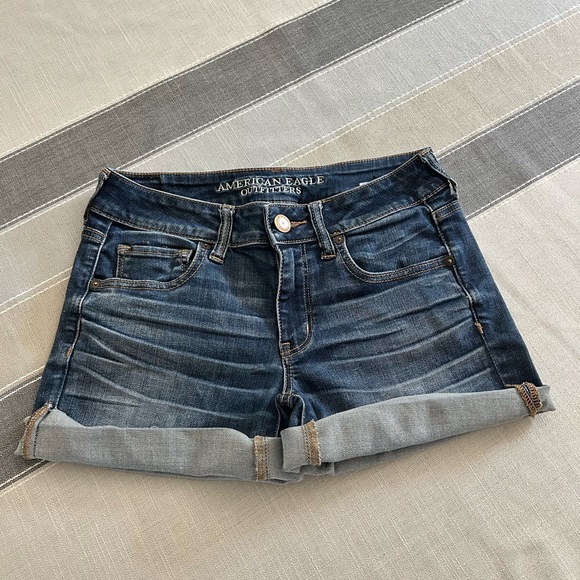 American Eagle Outfitters Pants - American Eagle Midi Denim Shorts